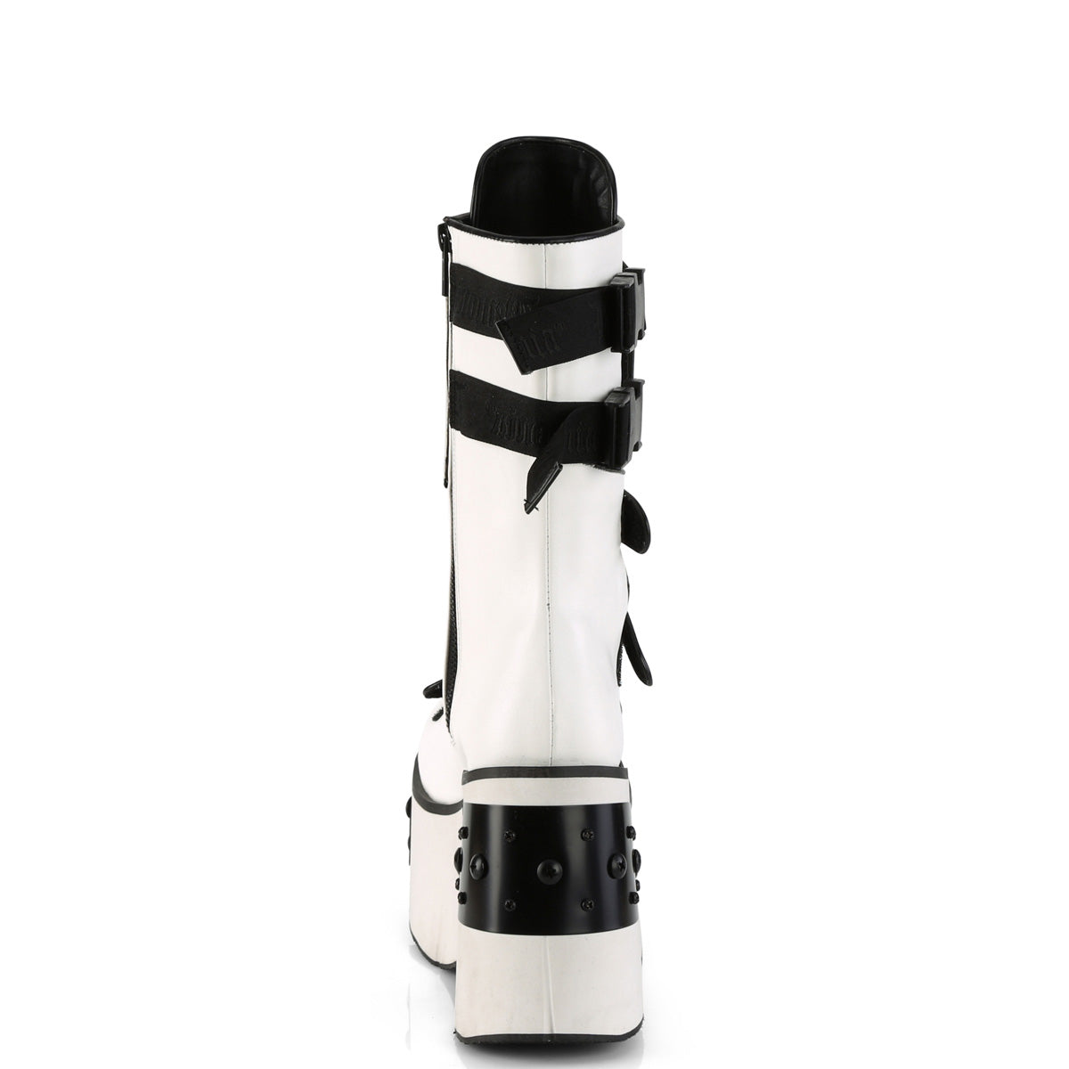 Demonia Cult Everyday - "Kera-108" Boots - White Vegan Leather