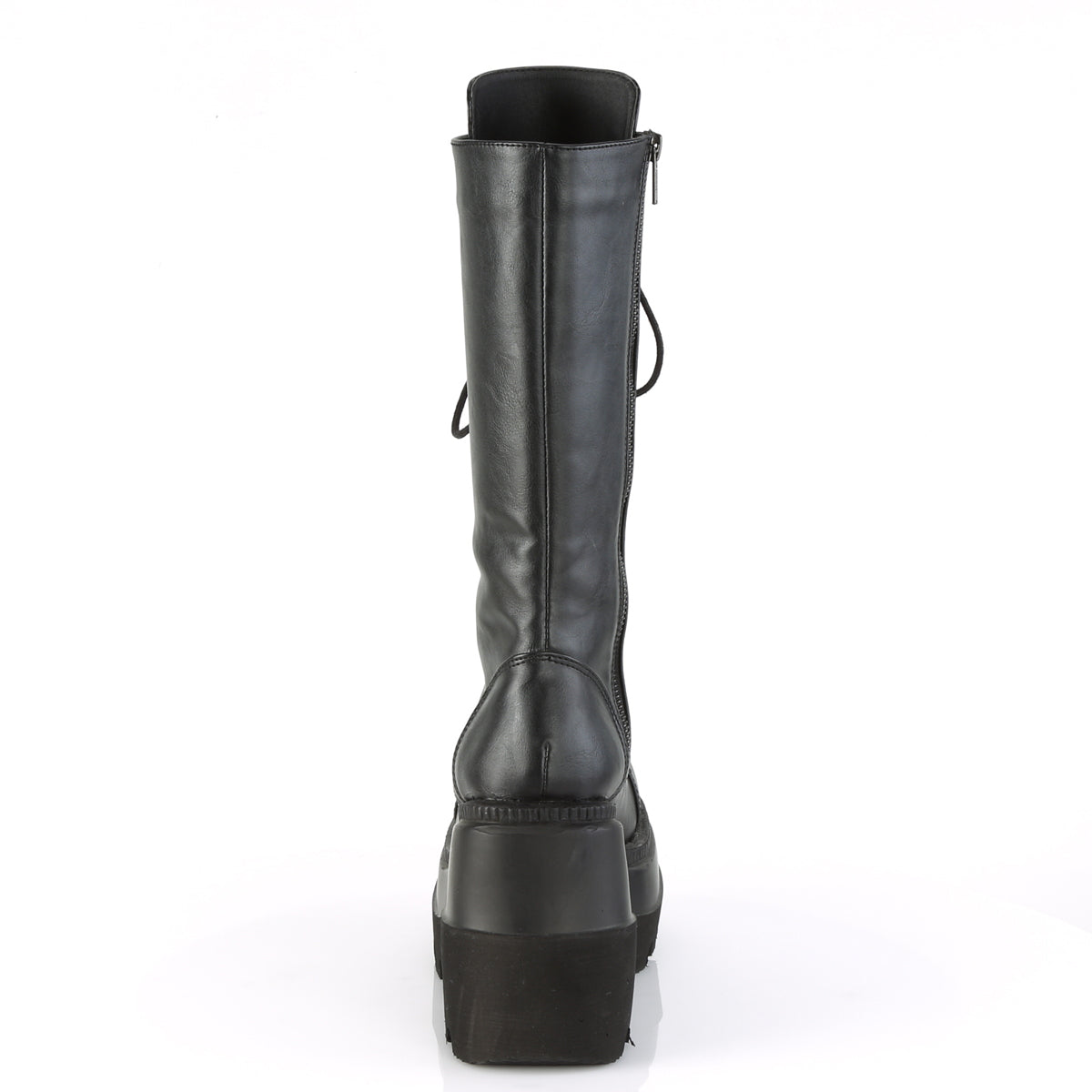 Demonia Cult Popular - "Shaker-72" Boots - Black Vegan Leather
