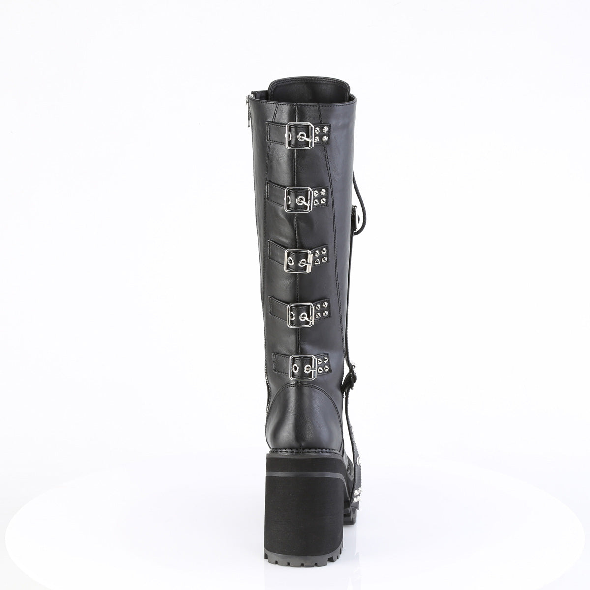 Demonia Cult Hot Sale - "Assault-218" Boots - Black Vegan Leather