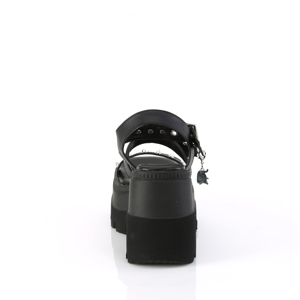 Demonia Cult Great Value - "Shaker-13" Sandals - Black Vegan Leather