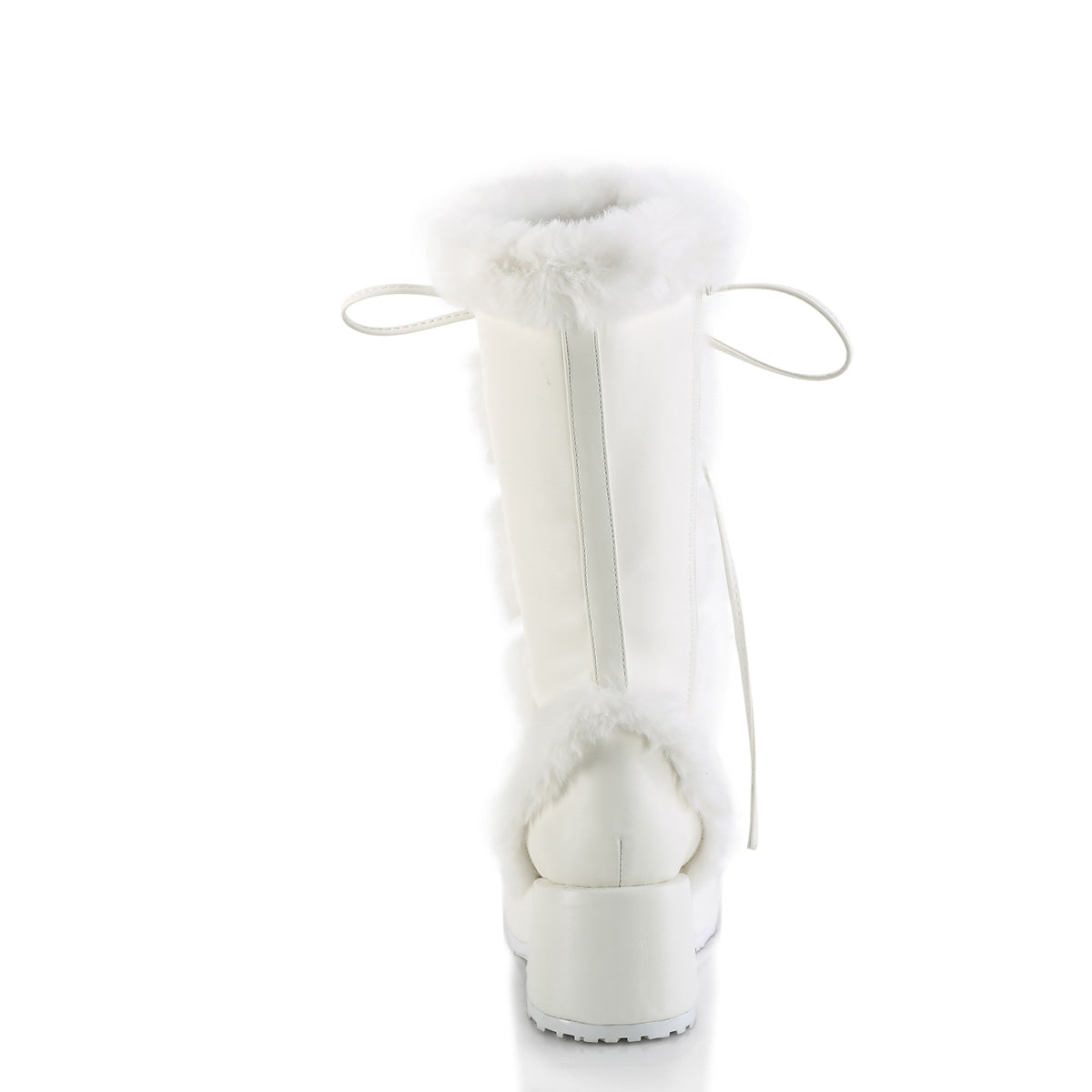 Demonia Cult Quality - "Cubby-311" Boots - White Vegan Leather