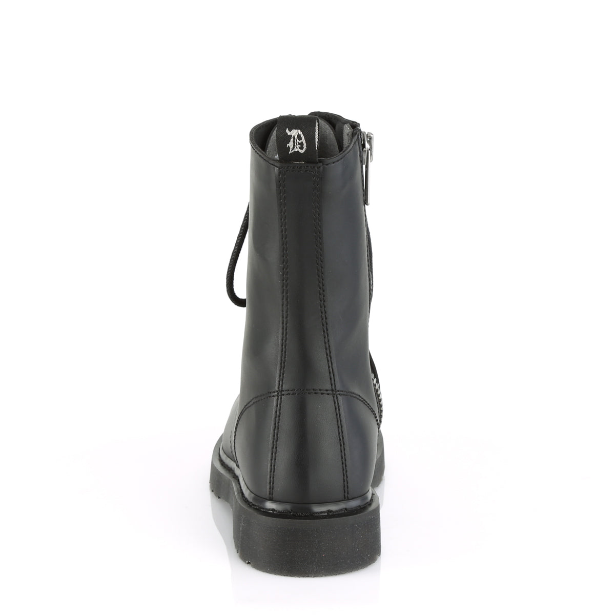 Demonia Cult Quality - "Bolt-200" Boots - Black Vegan Leather