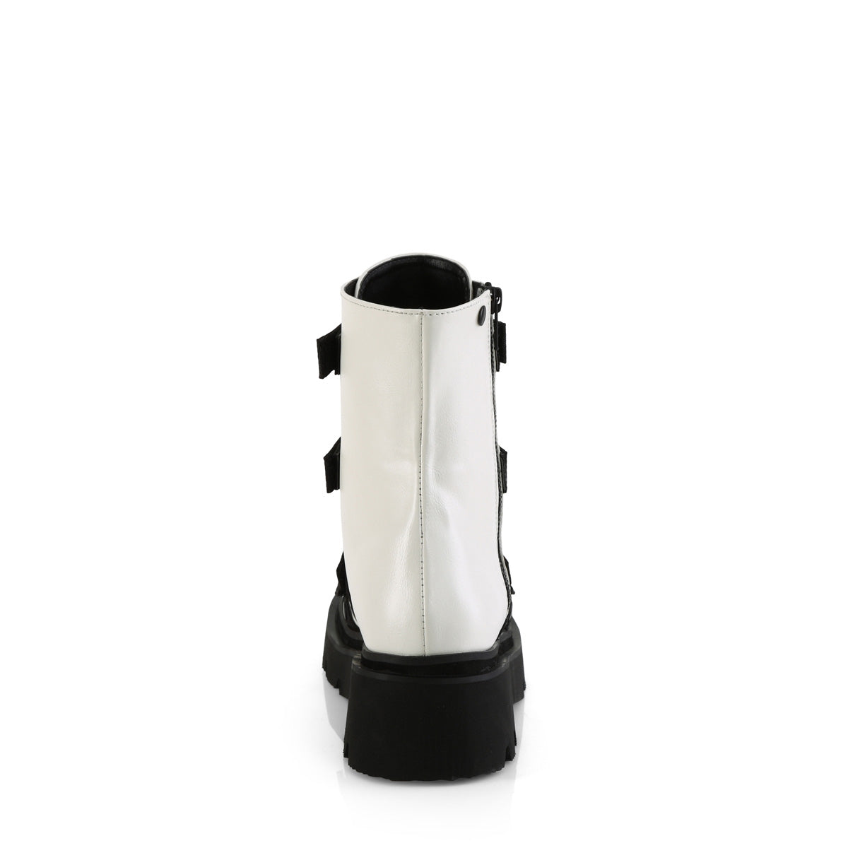 Demonia Cult Recommended - "Renegade-50" Boots - White Vegan Leather-Nylon
