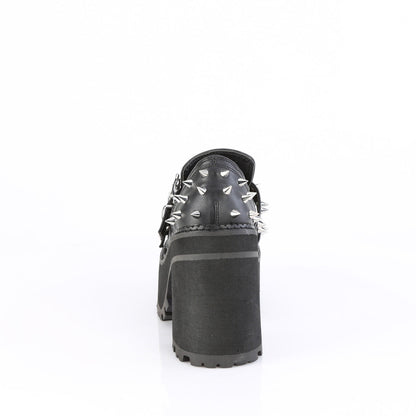 Demonia Cult Latest - "Assault-38" Boots - Black Vegan Leather