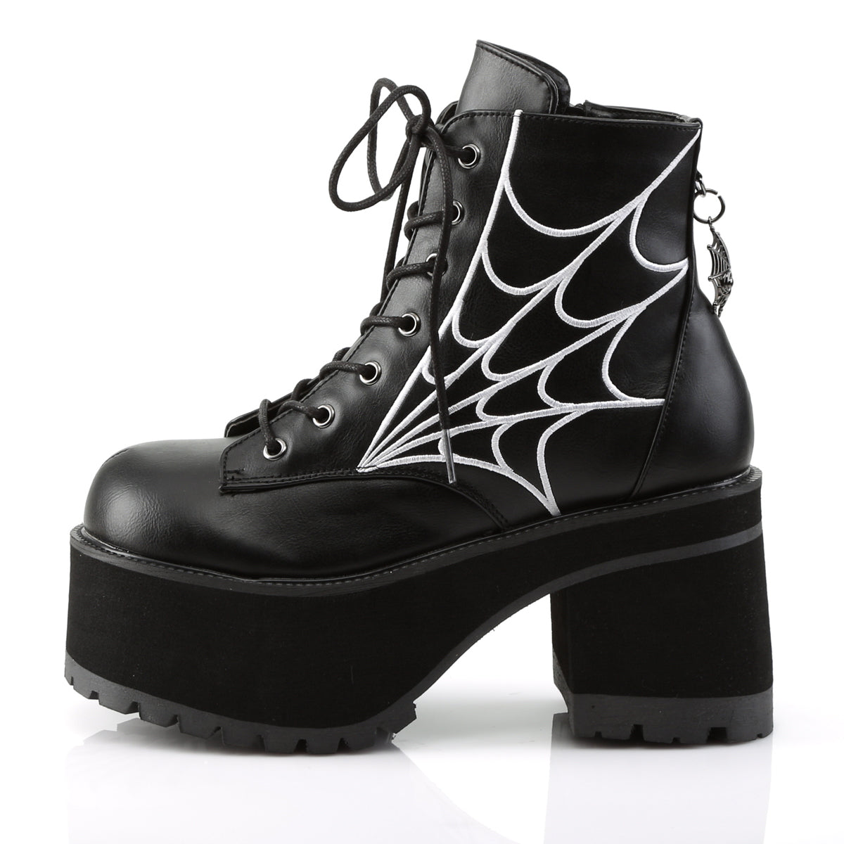 Demonia Cult Best Price - "Ranger-105" Boots - Black Vegan Leather