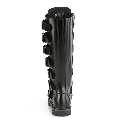 Demonia Cult Best Price - "Riot-21MP" Boots - Black Leather