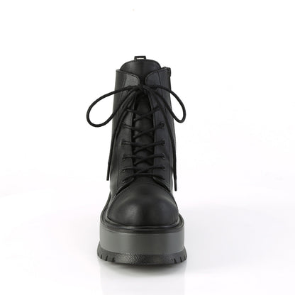 Demonia Cult Discount - "Slacker-55" Boots - Black Vegan Leather