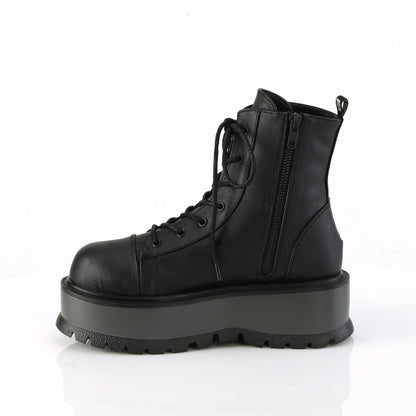 Demonia Cult Discount - "Slacker-55" Boots - Black Vegan Leather