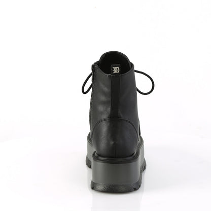 Demonia Cult Discount - "Slacker-55" Boots - Black Vegan Leather