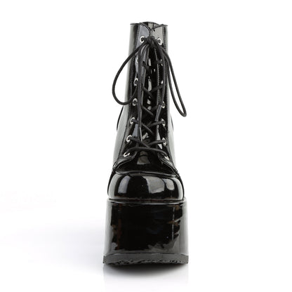 Demonia Cult Quality - "Camel-203" Boots - Black Patent