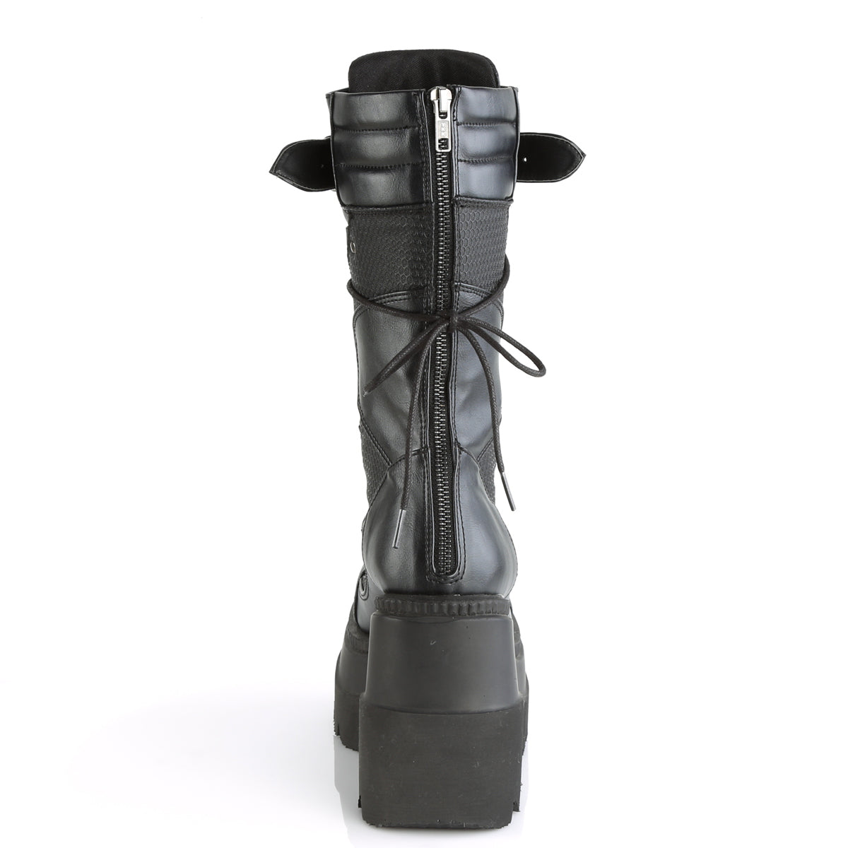 Demonia Cult Classic - "Shaker-70" Boots - Black Vegan Leather