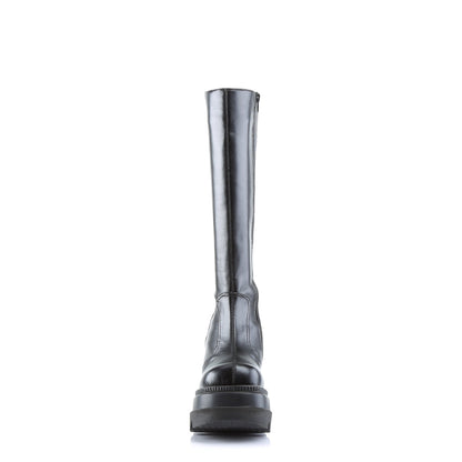 Demonia Cult Discount - "Shaker-100" Boots - Black Vegan Leather