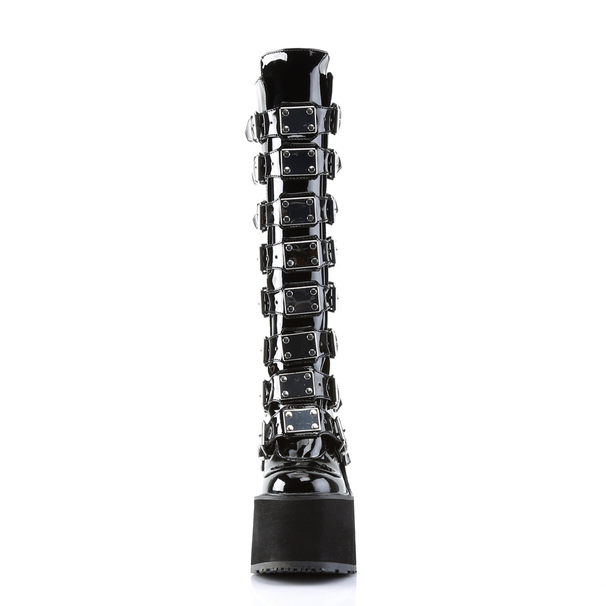 Demonia Cult Customer Favorite - "Swing-815" Boots - Black Patent