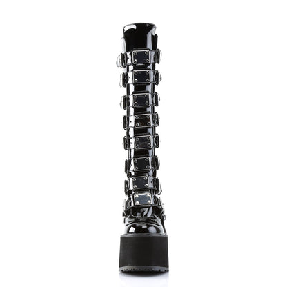Demonia Cult Customer Favorite - "Swing-815" Boots - Black Patent