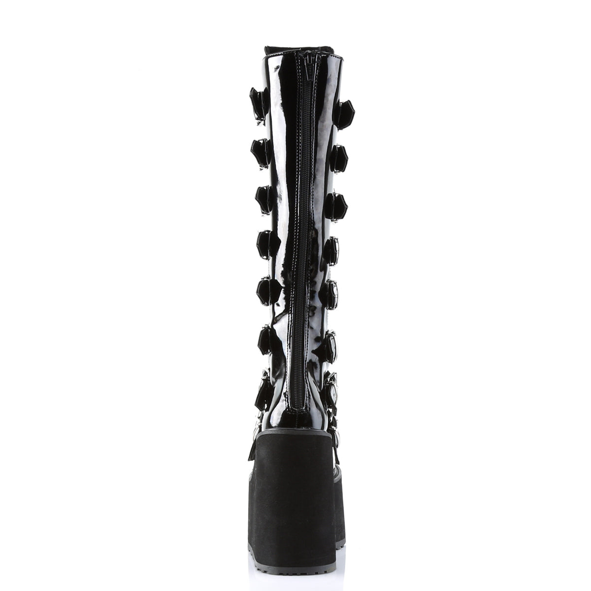 Demonia Cult Customer Favorite - "Swing-815" Boots - Black Patent