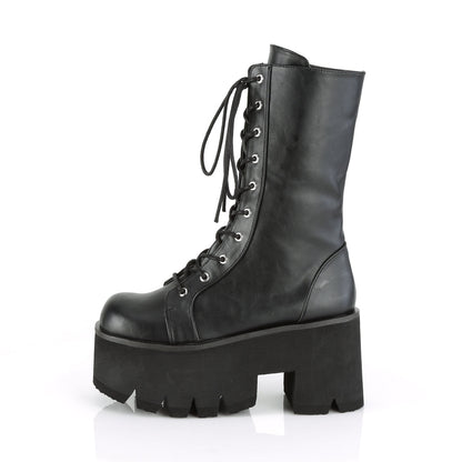 Demonia Cult Classic - "Ashes-105" Boots - Black Vegan Leather