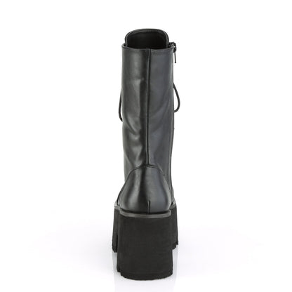 Demonia Cult Classic - "Ashes-105" Boots - Black Vegan Leather