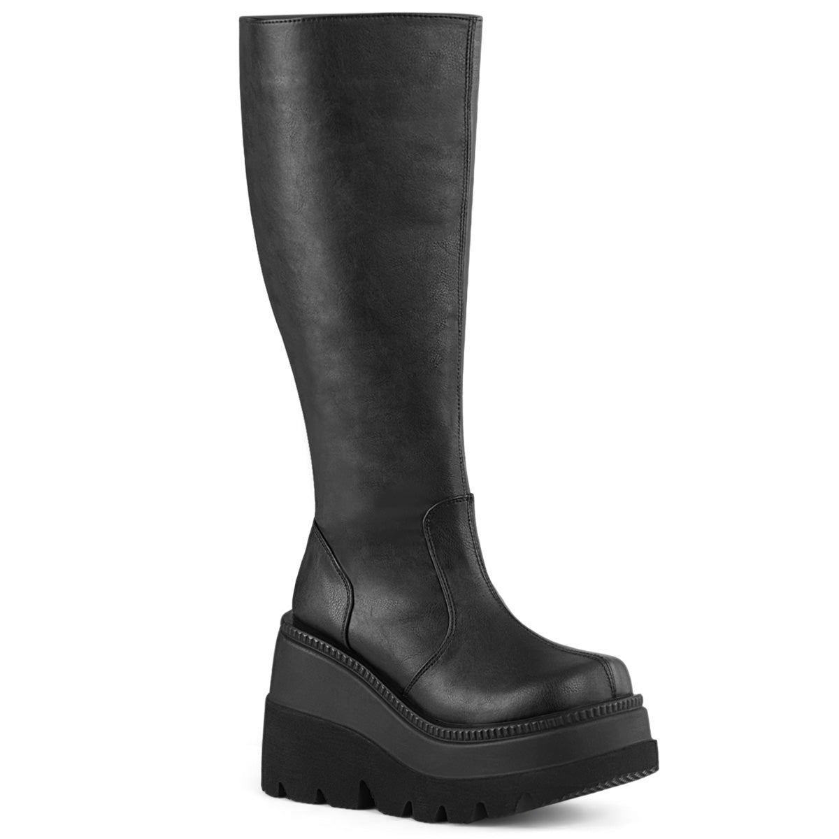 Demonia Cult Smart Buy - "Shaker-100WC" Boots - Black Vegan Leather