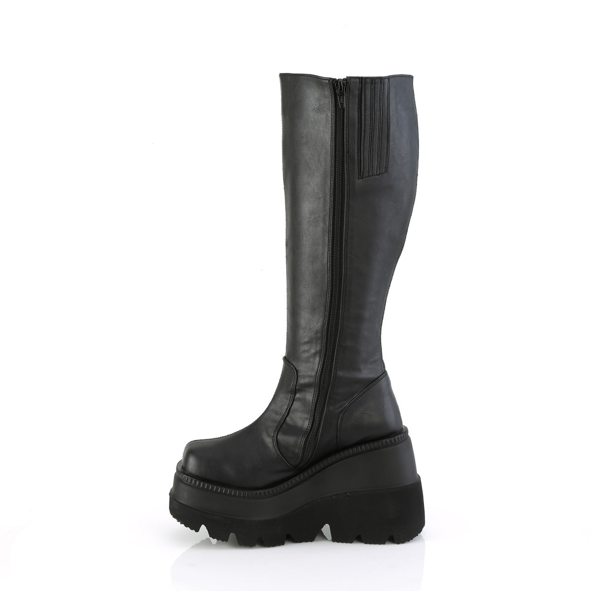 Demonia Cult Smart Buy - "Shaker-100WC" Boots - Black Vegan Leather