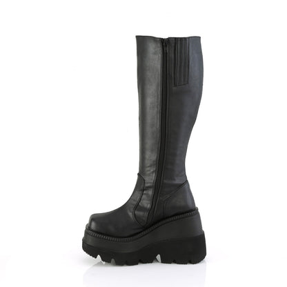 Demonia Cult Smart Buy - "Shaker-100WC" Boots - Black Vegan Leather