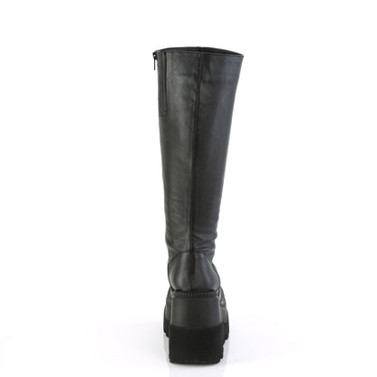 Demonia Cult Smart Buy - "Shaker-100WC" Boots - Black Vegan Leather