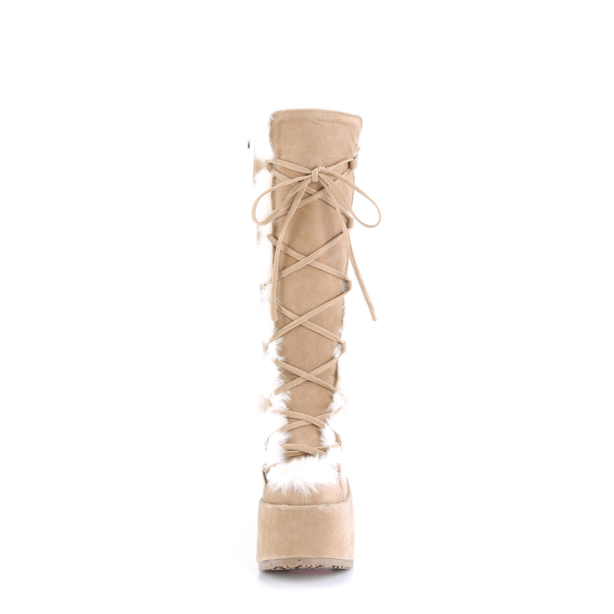 Demonia Cult Classic - "Camel-311" Boots - Camel Vegan Suede