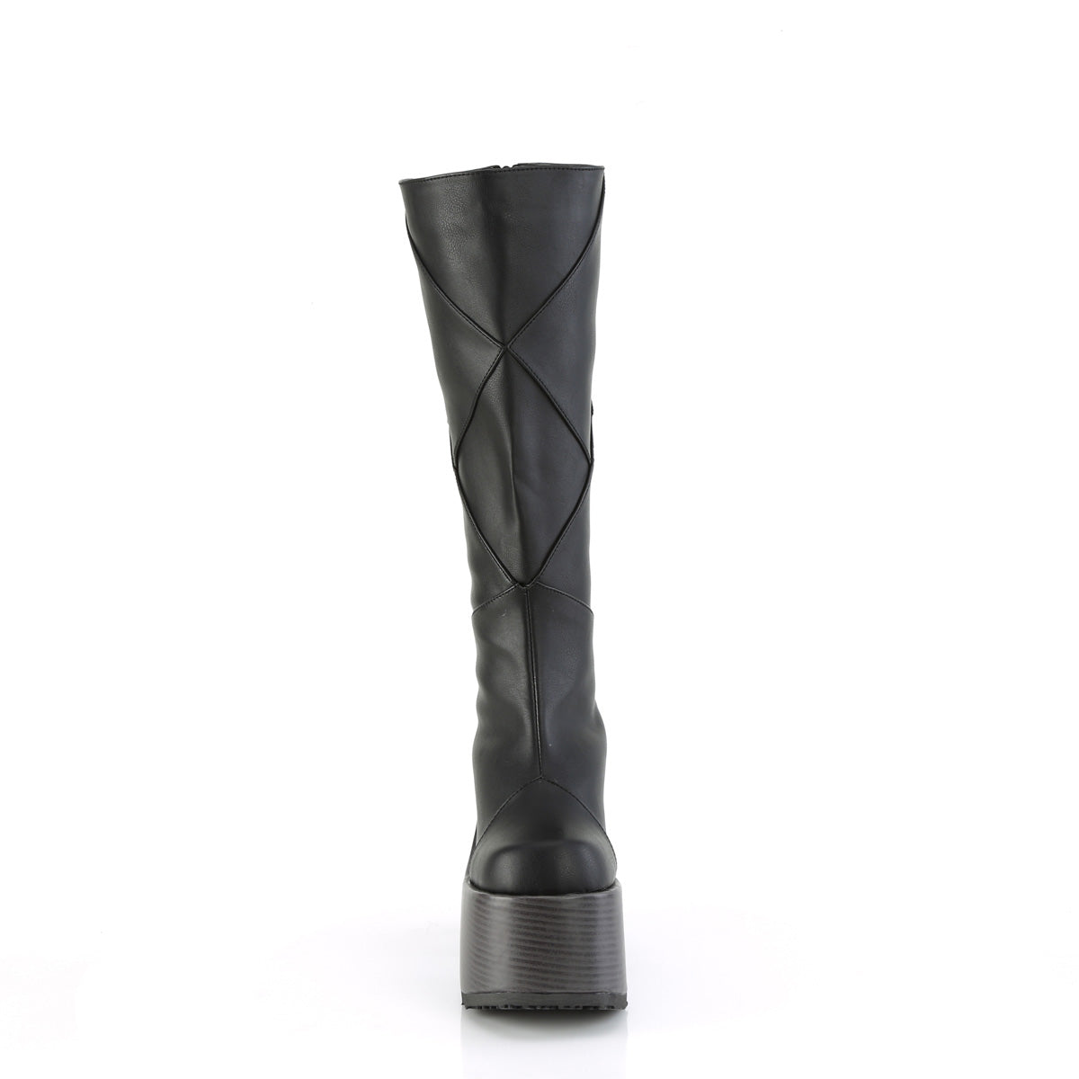 Demonia Cult Trusted - "Camel-280" Boots - Black Vegan Leather