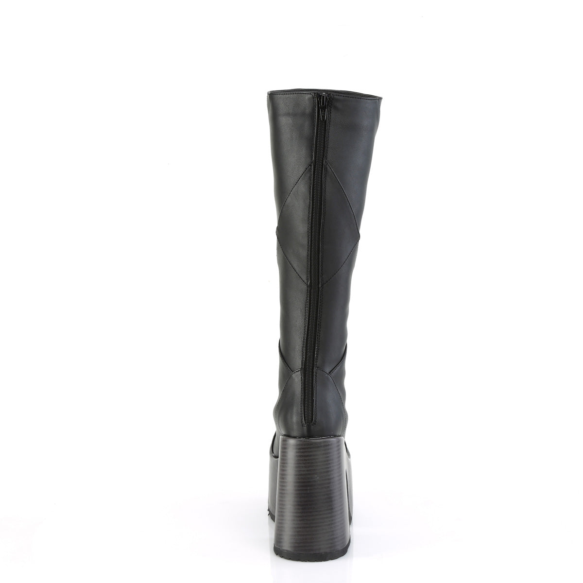 Demonia Cult Trusted - "Camel-280" Boots - Black Vegan Leather