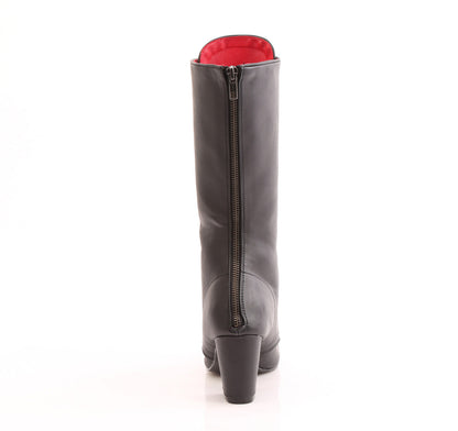 Demonia Cult Customer Favorite - "Vivika-205" Boots - Black Vegan Leather