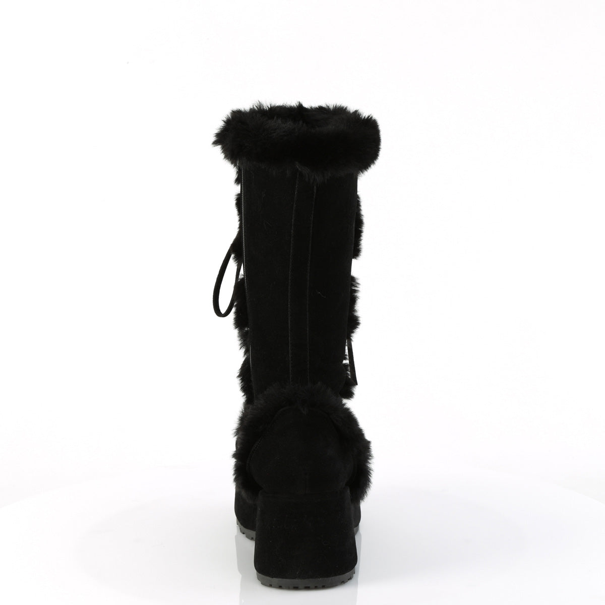 Demonia Cult Special Offer - "Cubby-311" Boots - Black Vegan Suede