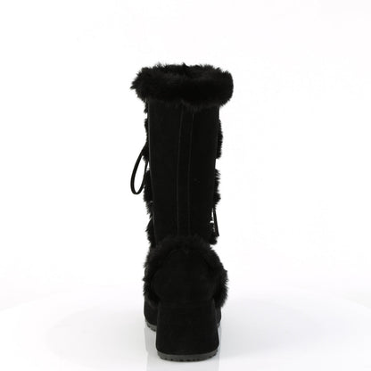 Demonia Cult Special Offer - "Cubby-311" Boots - Black Vegan Suede