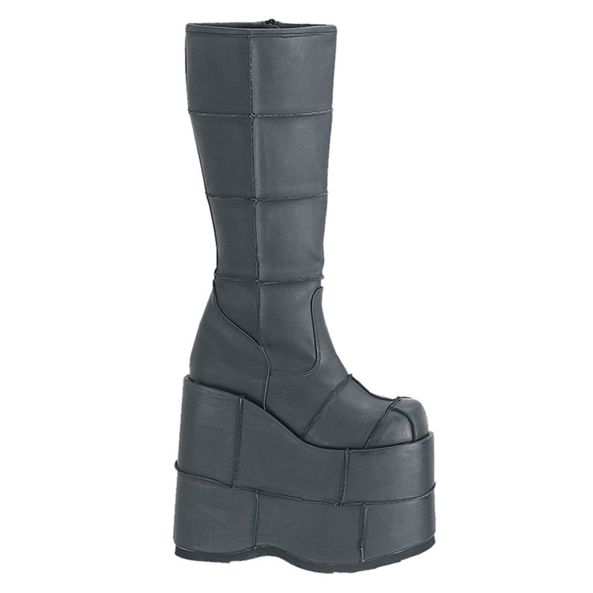 Demonia Cult Hot Sale - "Stack-301" Boots - Black Vegan Leather