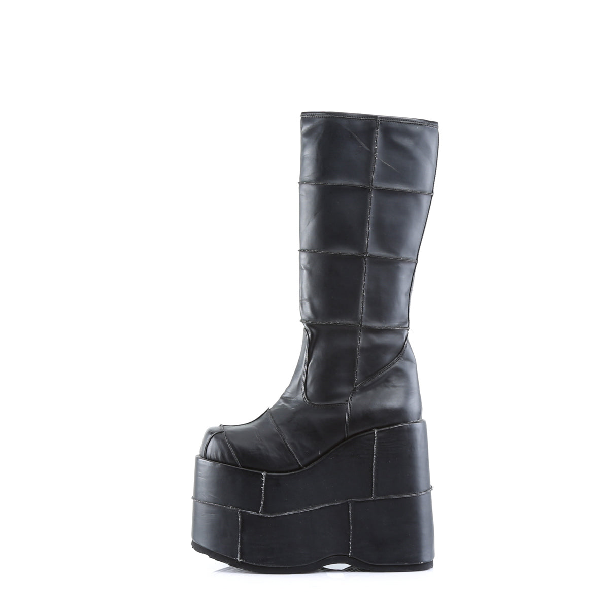 Demonia Cult Hot Sale - "Stack-301" Boots - Black Vegan Leather