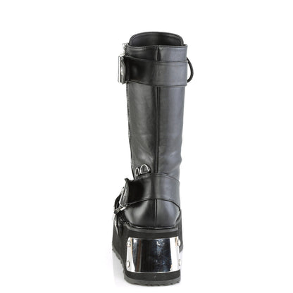 Demonia Cult Premium - "Trashville-250" Boots - Black Vegan Leather