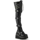 Black Stretch Vegan Leather
