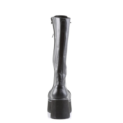 Demonia Cult Latest - "Trashville-502" Boots - Black Vegan Leather