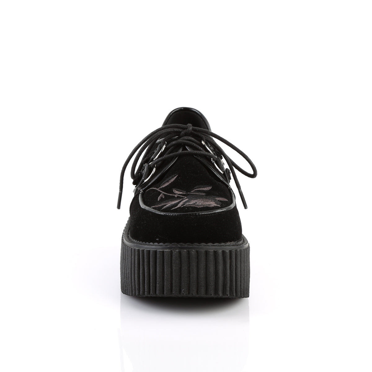 Demonia Cult Recommended - "Creeper-219" Creepers - Black Velvet