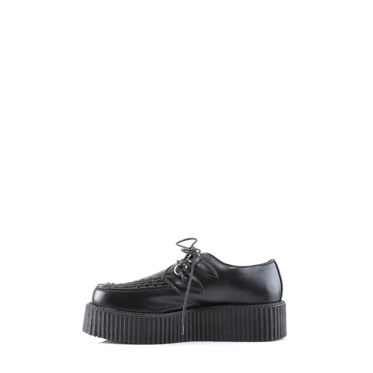 Demonia Cult Everyday - "V-CREEPER-502" Creepers - Black Vegan Leather