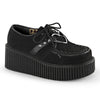 Black Vegan Suede-Vegan Leather