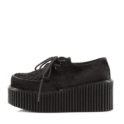 Demonia Cult Deals - "Creeper-202" Creepers - Black Fur