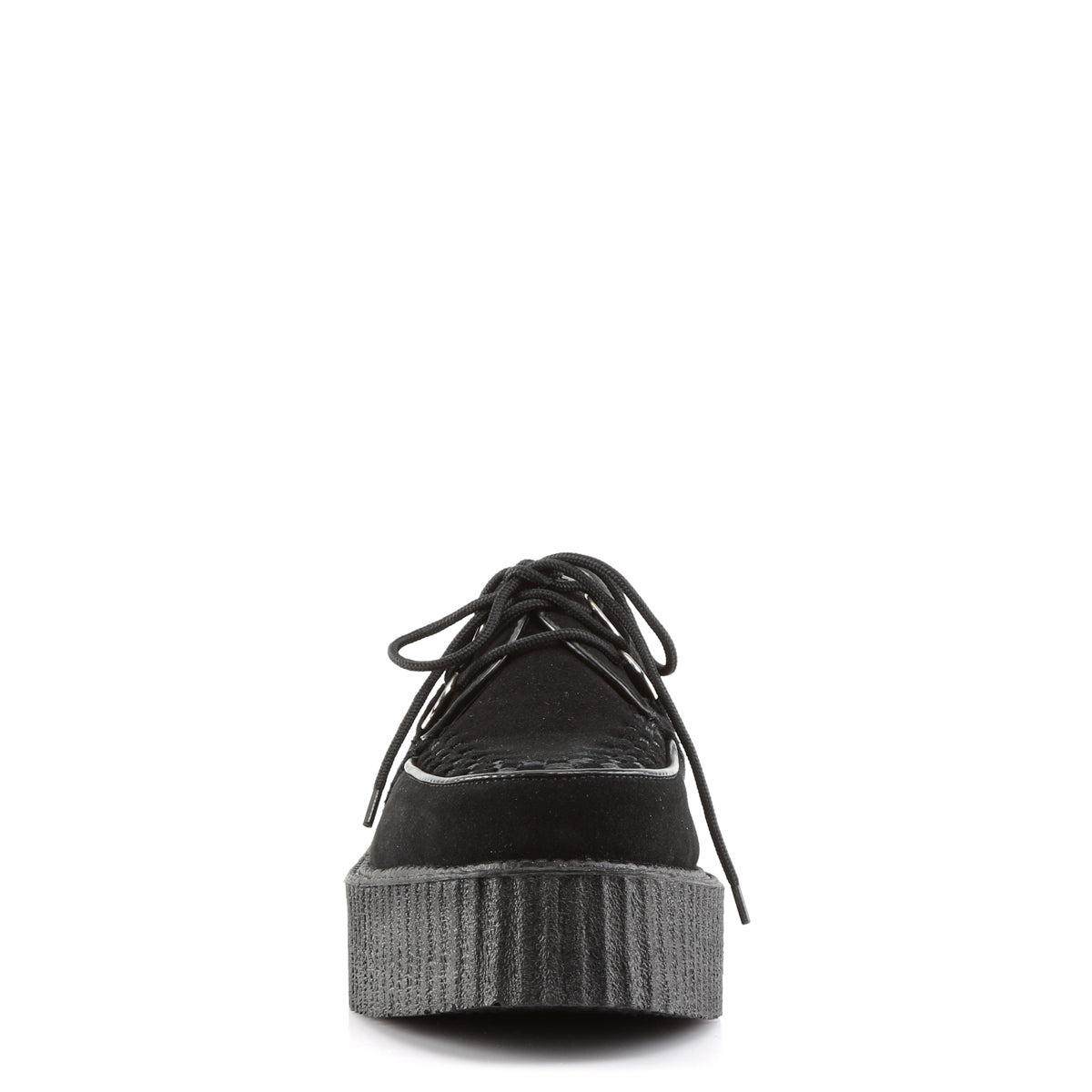 Demonia Cult Best Seller - "Creeper-402S" Creepers - Black Suede