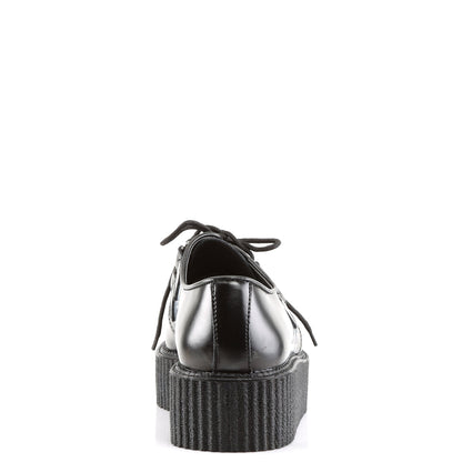 Demonia Cult Classic - "Creeper-402" Creepers - Black Leather