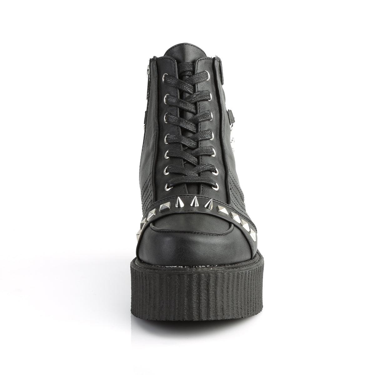Demonia Cult Recommended - "V-CREEPER-565" Creepers - Black Vegan Leather