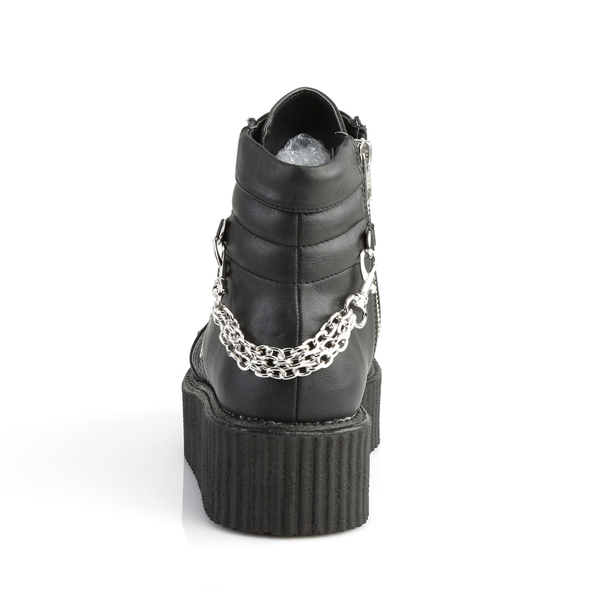 Demonia Cult Recommended - "V-CREEPER-565" Creepers - Black Vegan Leather
