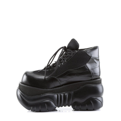 Demonia Cult Hot Sale - "Boxer-01" Platforms - Black Vegan Leather