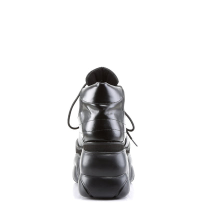 Demonia Cult Hot Sale - "Boxer-01" Platforms - Black Vegan Leather
