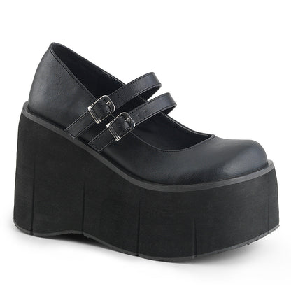 Demonia Cult Deals - "Kera-08" Platforms - Black Vegan Leather