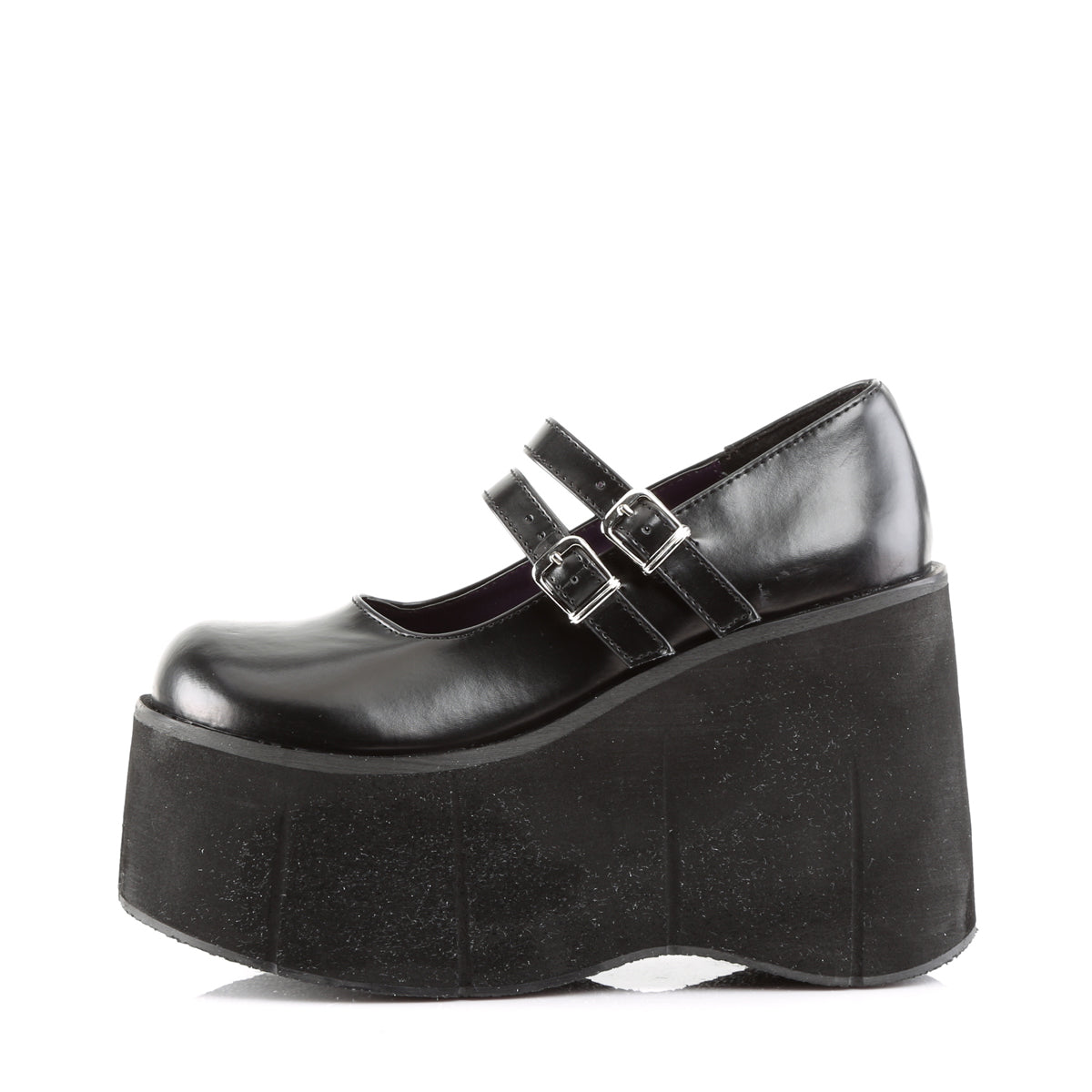Demonia Cult Deals - "Kera-08" Platforms - Black Vegan Leather
