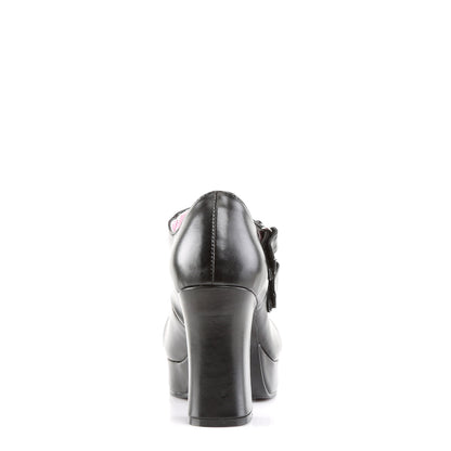 Demonia Cult Discount - "Gothika-09" Platforms - Black Vegan Leather