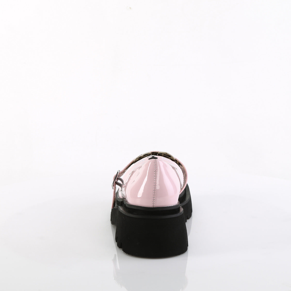 Demonia Cult Top Pick - "Renegade-56" Platforms - Baby Pink Patent